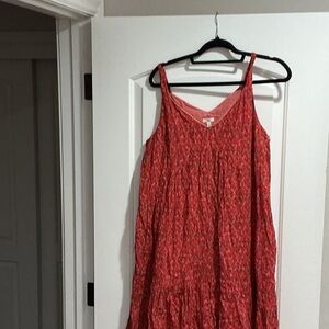 Joie Red Floral Maxi Dress
